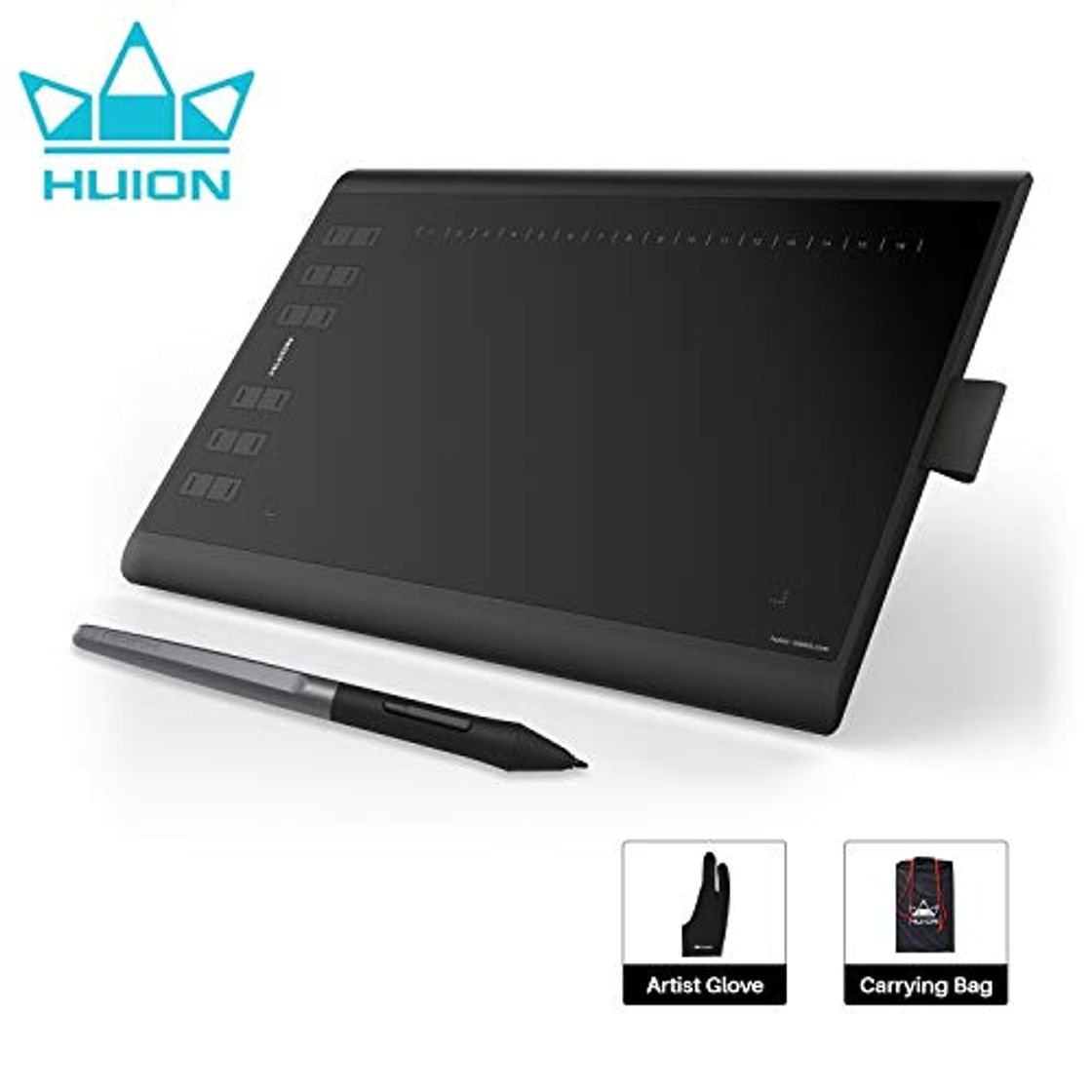 Social HUION NEW 1060 PLUS Tableta Gráfica con 8192 liveles de presión 12+16