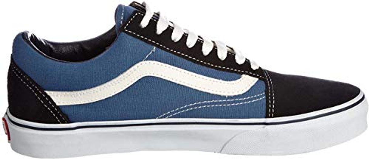 Social Vans Old Skool Classic Suede/Canvas, Zapatillas Unisex Adulto, Azul