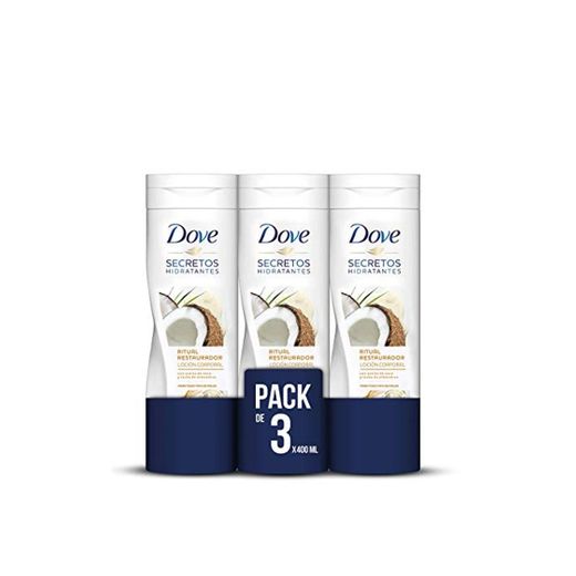 Dove Loción Coco - 3 Paquetes de 400 ml - Total