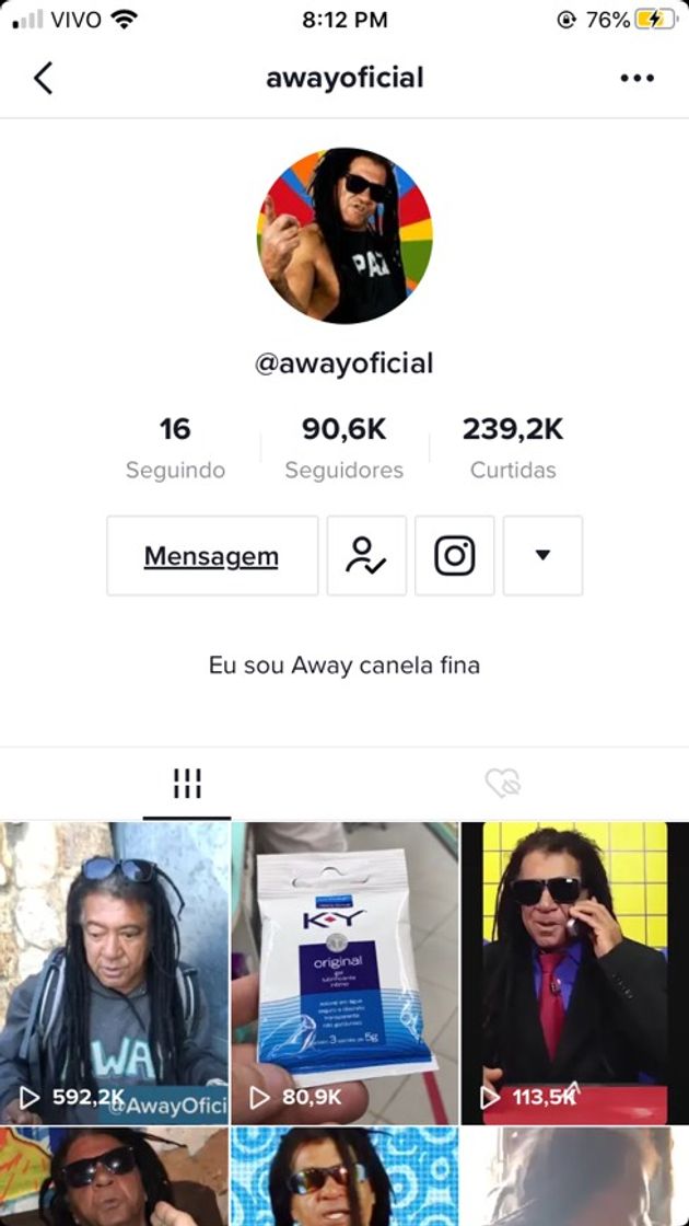Social Canais de ticktock 