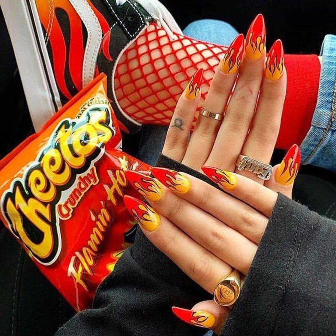 Fashion fire nail