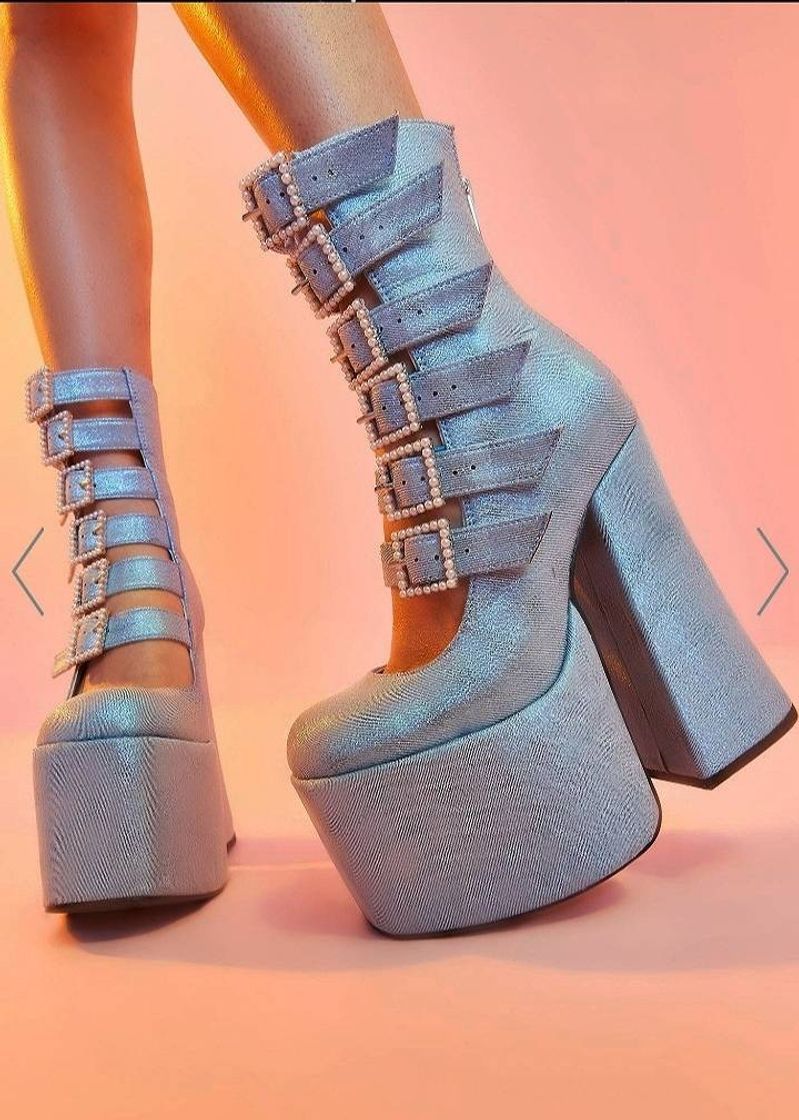 Social Sugar Thrillz Bondage Platform Boots 