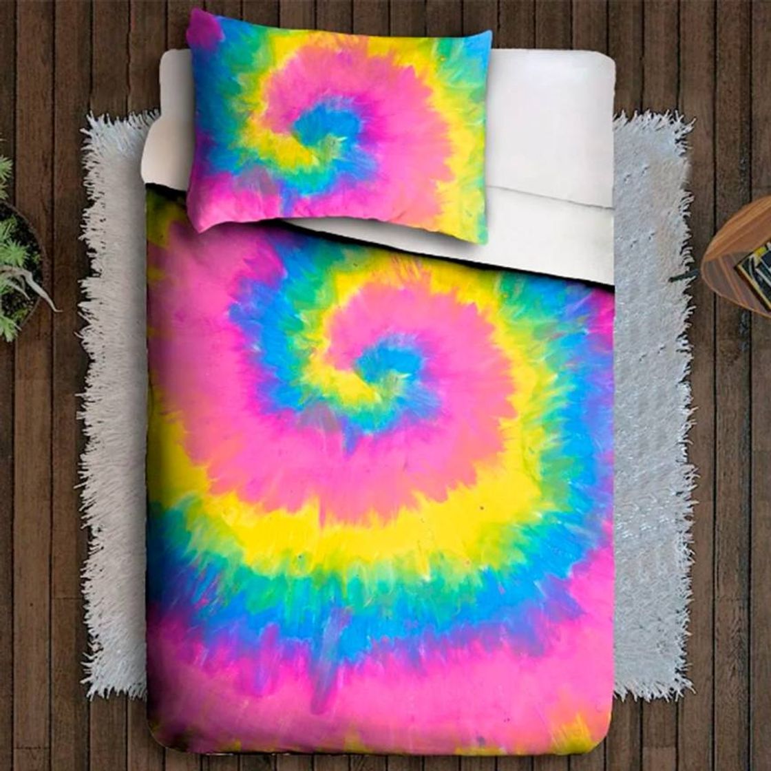 Social Tie dye no lençol