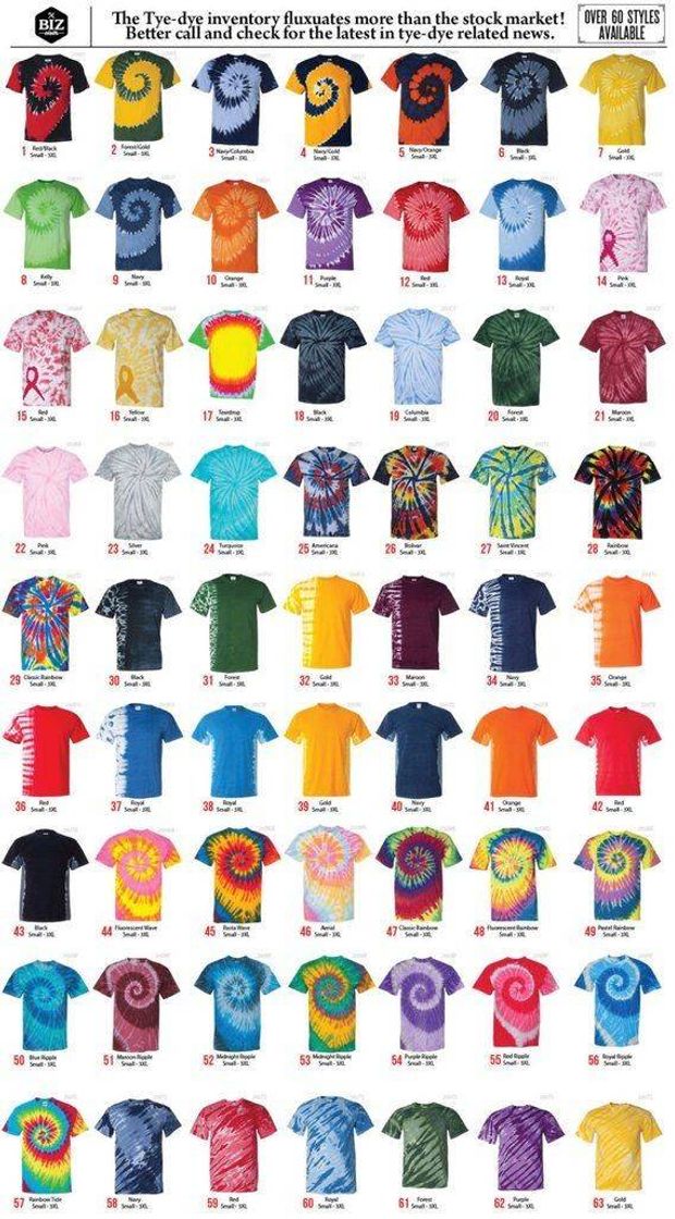 Social Tie dye modelos