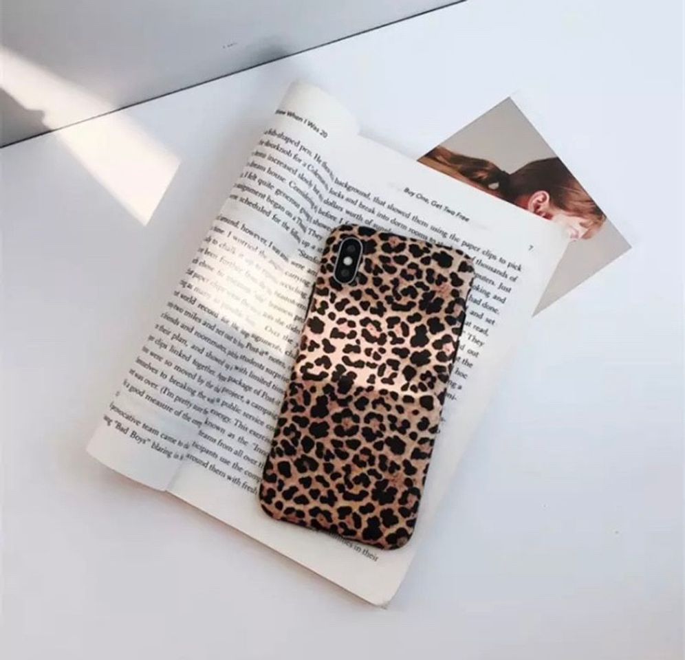 Moda Funda leopardo de silicona