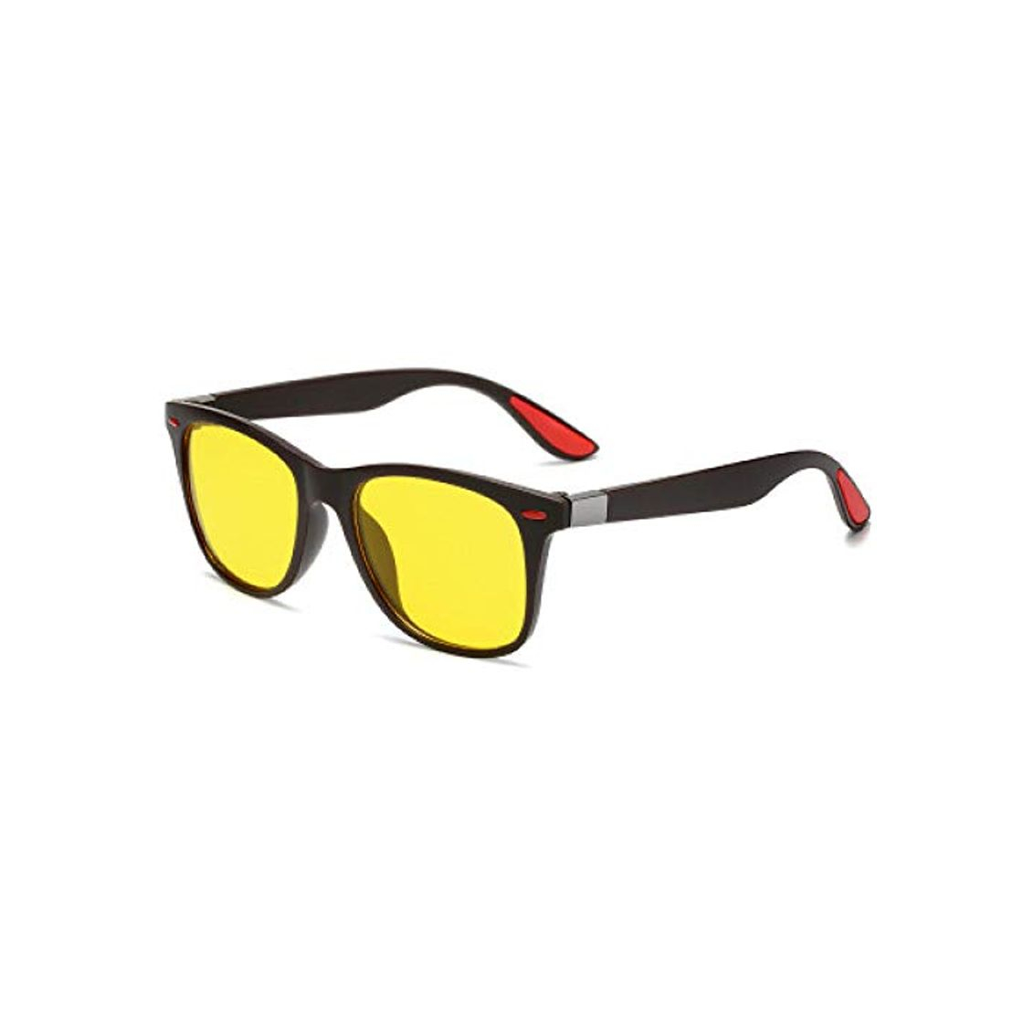 UV400 Gafas de Sol cuadradas polarizadas de plástico Conducción Moda Negro Gafas