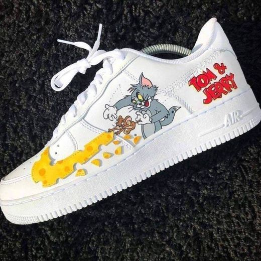 Tênis aesthetic gringo Tom e Jerry da Nike 🧀