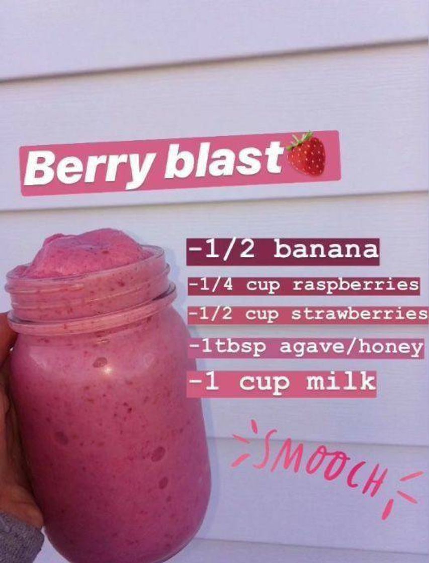 Fashion Receita de Berry blast 🥤🍓