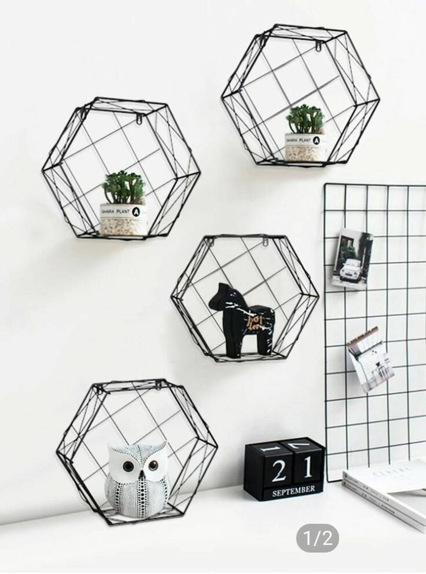 Products estantería hexagonal de hierro