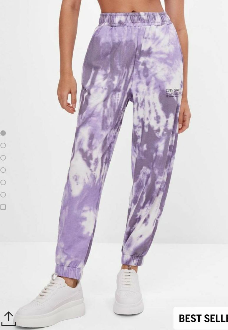 Fashion PANTALON JOGGER TIE DYE MORADO