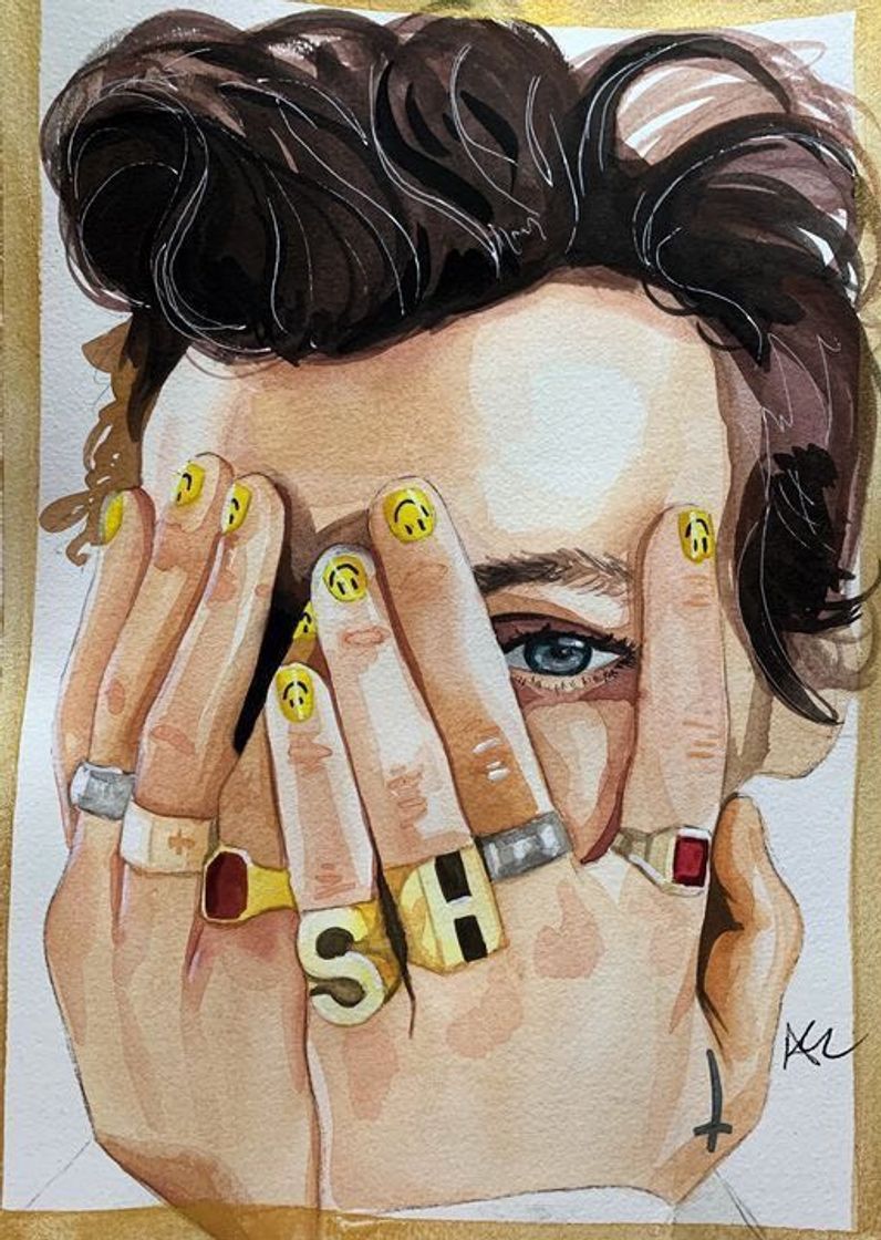 Moda desenho harry styles