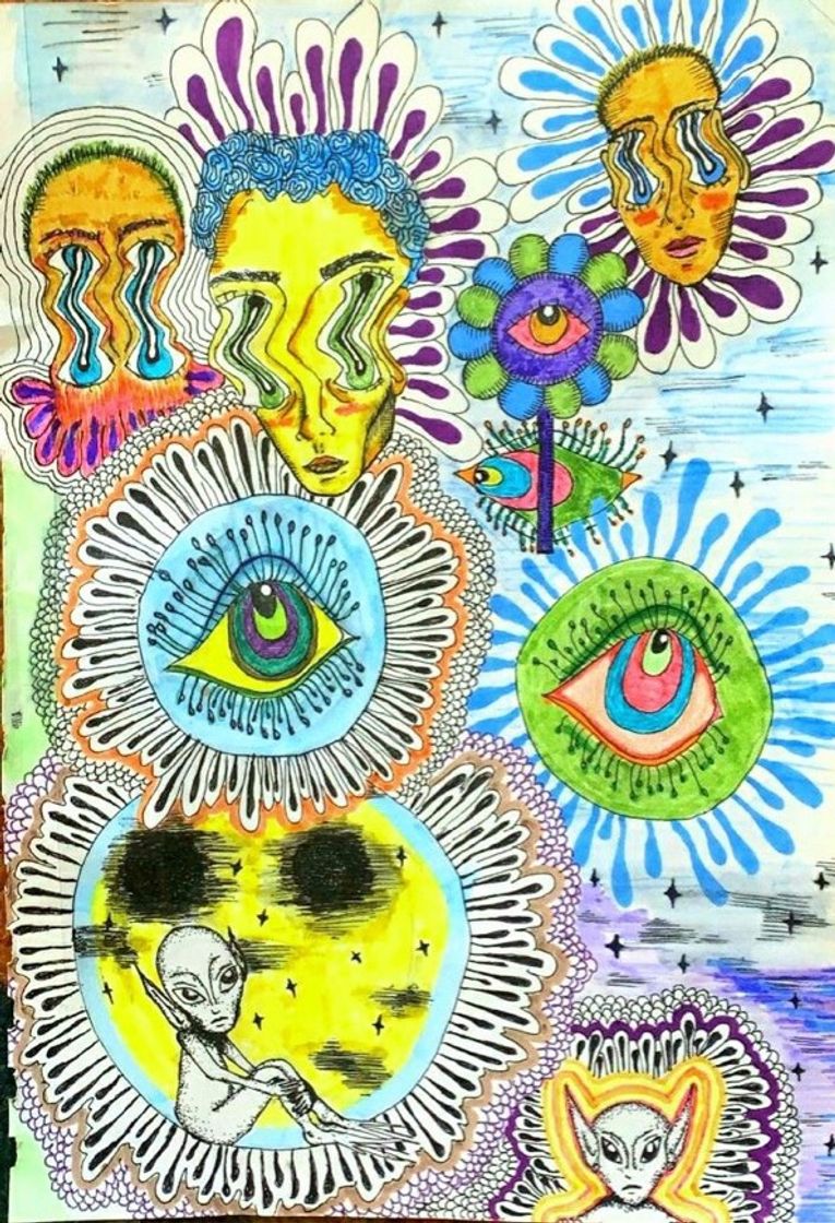 Moda psychedelic art