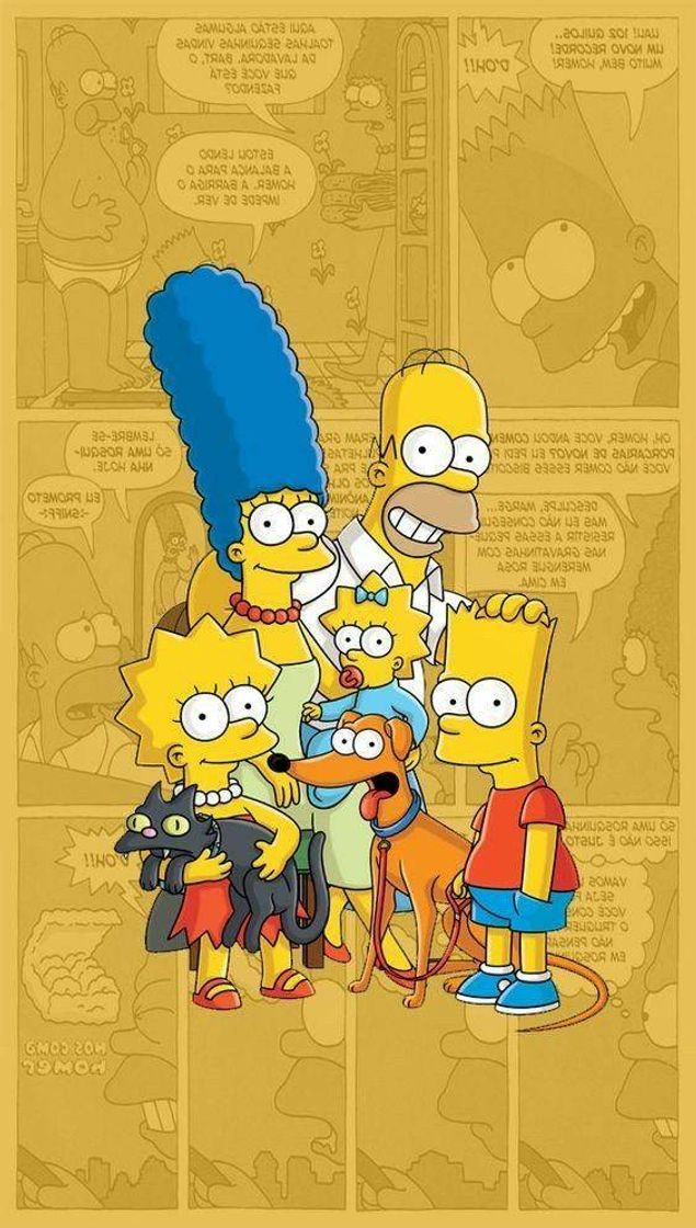 Fashion Papel de parede - Os Simpsons