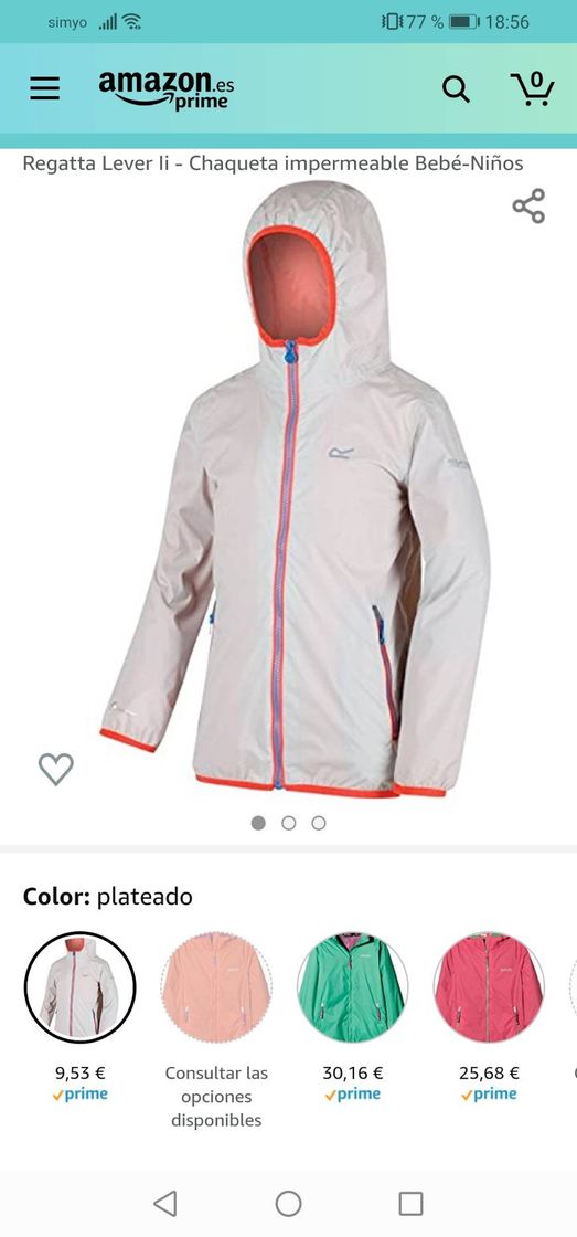 Fashion Impermeable regata sólo 3-4años 9