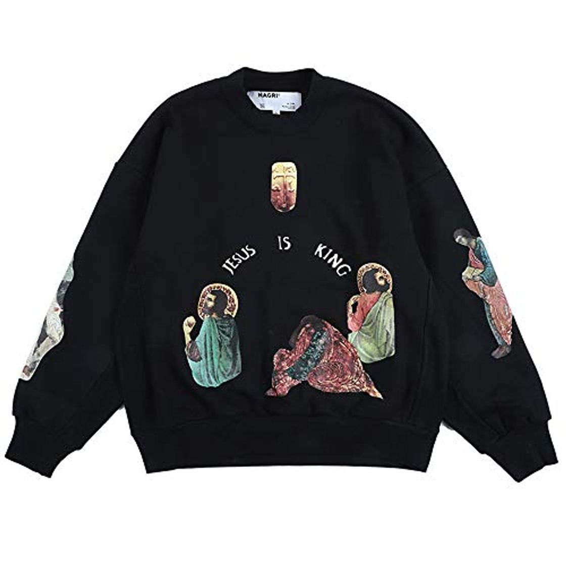 Fashion Kanye Jesus is King álbum Sudaderas Sudaderas sin Capucha Sweatshirt