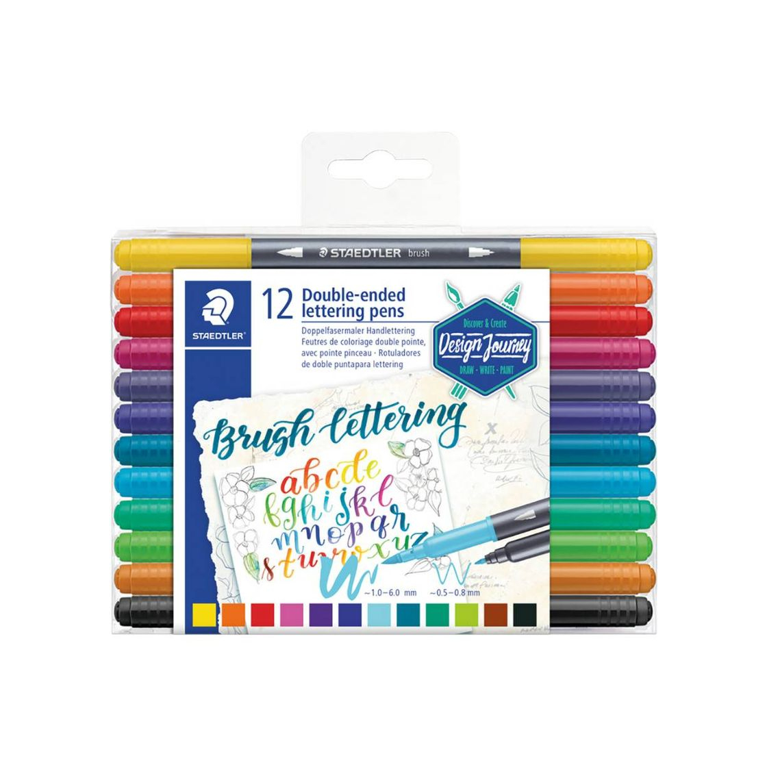 Producto Brush pen da staedtler com 12 cores!!