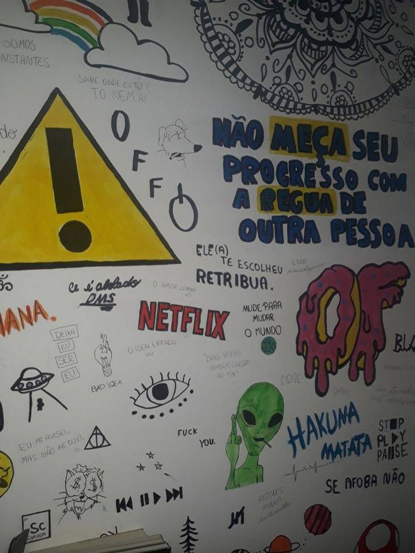 Moda Desenho na parede 