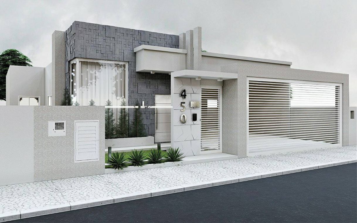 Moda Fachada residencial contemporânea ❤️