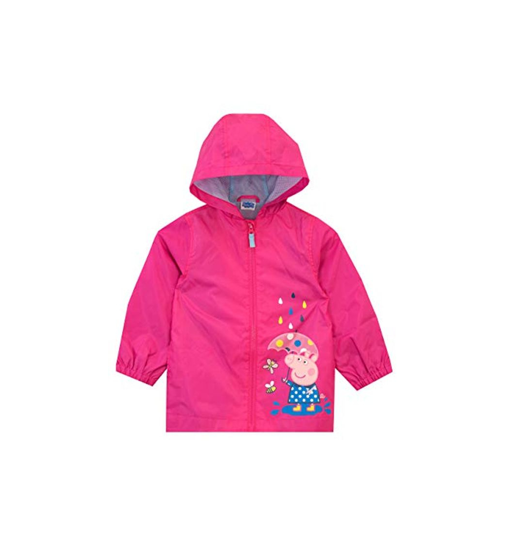 Moda Peppa Pig Impermeable para niñas Rosa 2