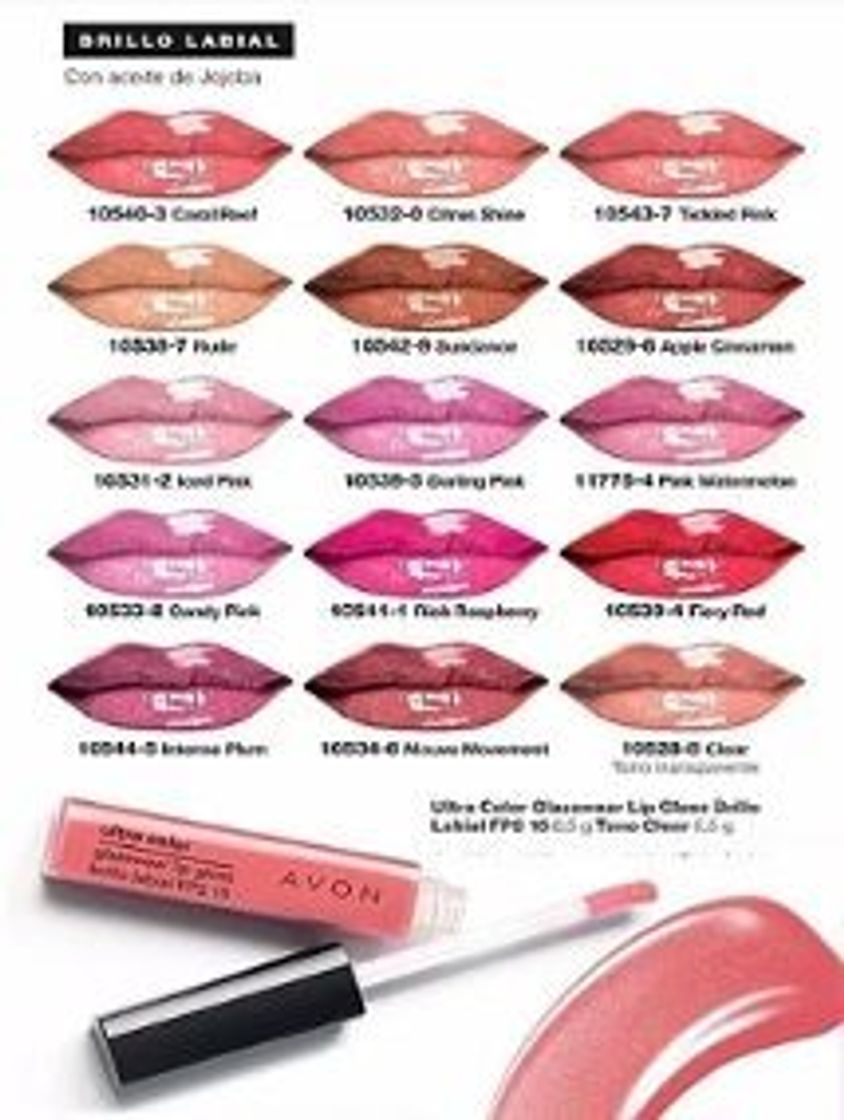 Beauty Avon Glow indio verano brillo de labios brillante rosa