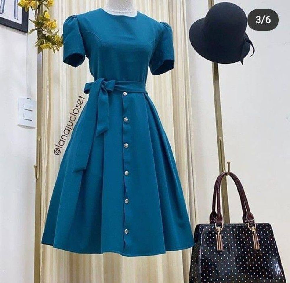 Moda Vestido azul 💙