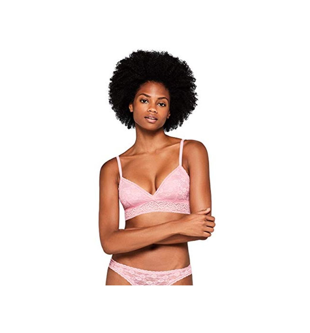 Producto IRIS & LILLY Bralette de Encaje para Mujer, Rosa