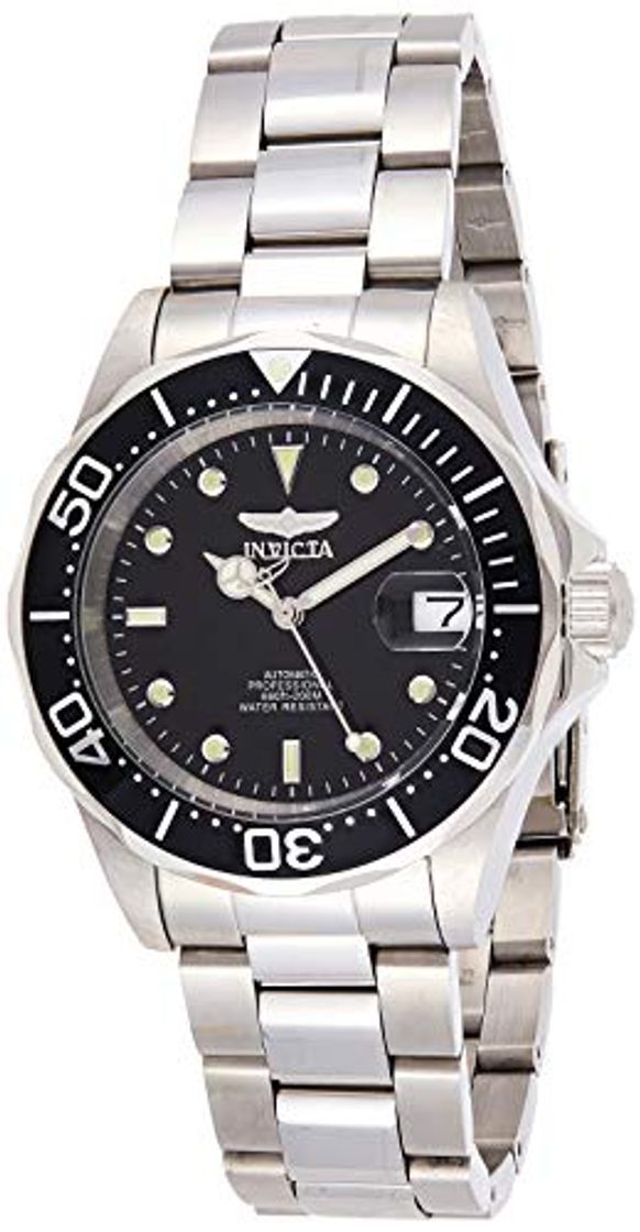 Fashion Invicta 8926 Pro Diver Reloj Unisex acero inoxidable Automático Esfera negro