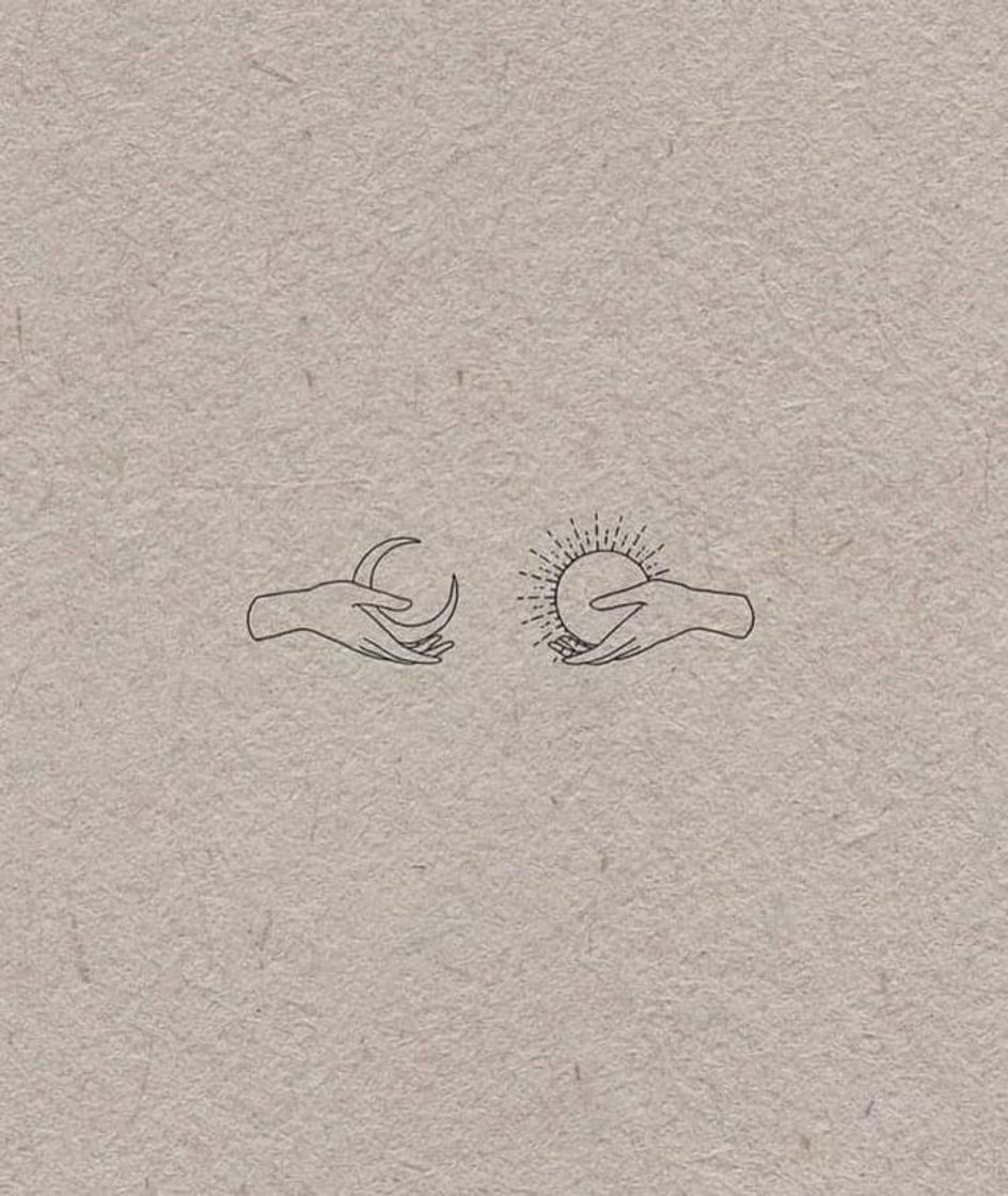 Social Tattoo mond and sun 