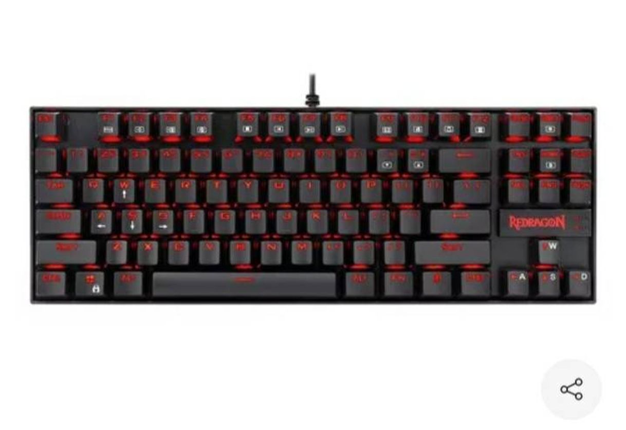 Fashion Teclado Red Dragon Kumara K552