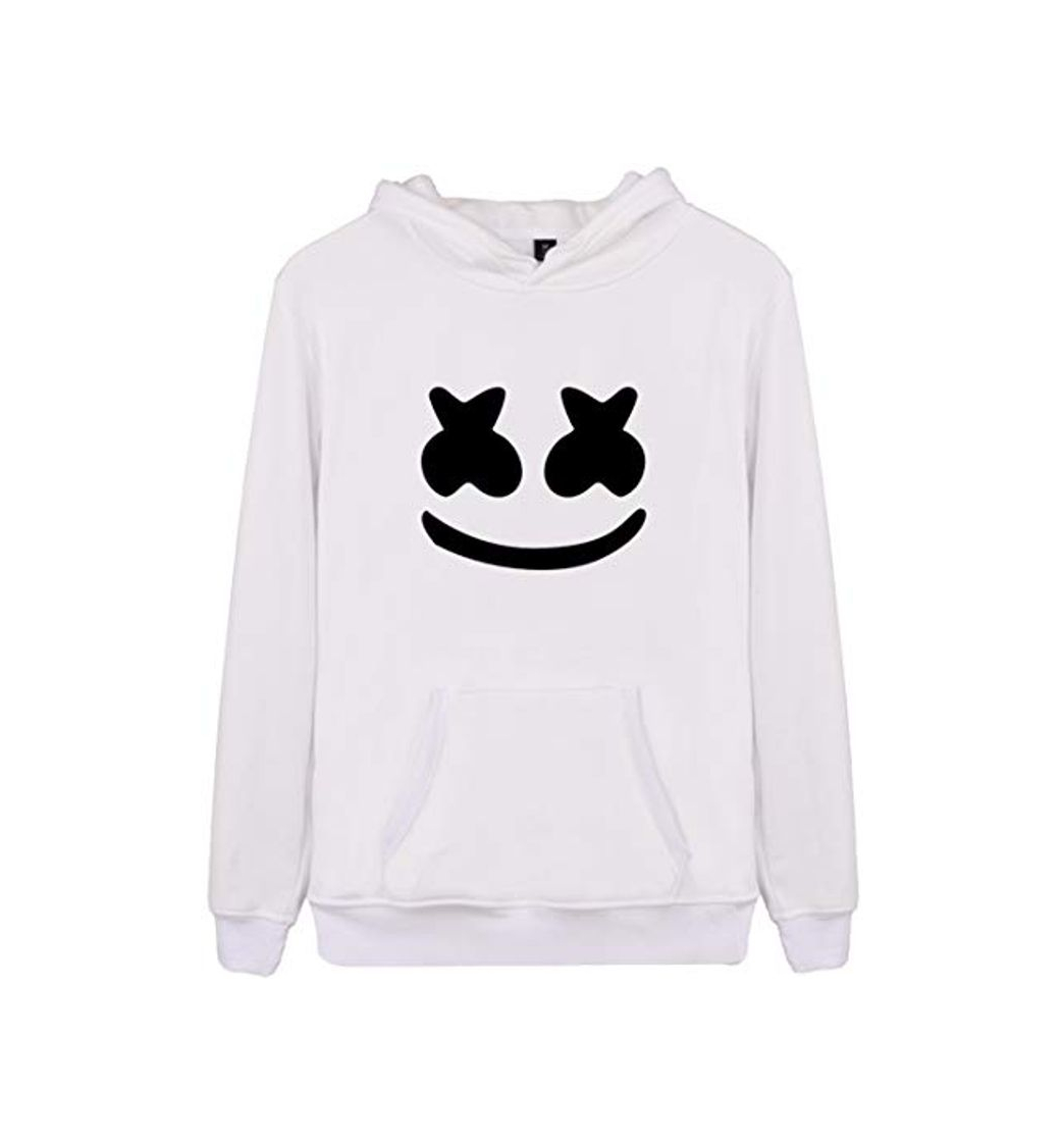 Fashion OLIPHEE Sudaderas con Capucha Impresión Logo de DJ de Paquete de emoticonos