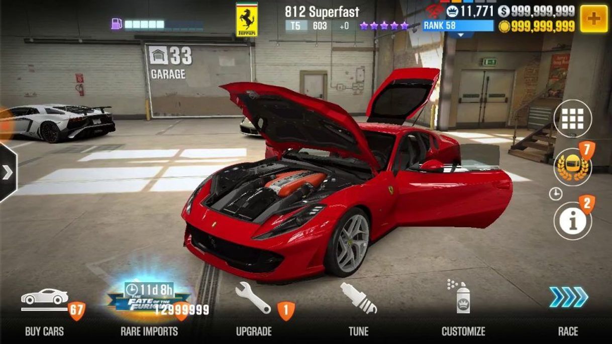 Videojuegos CSR Racing 2