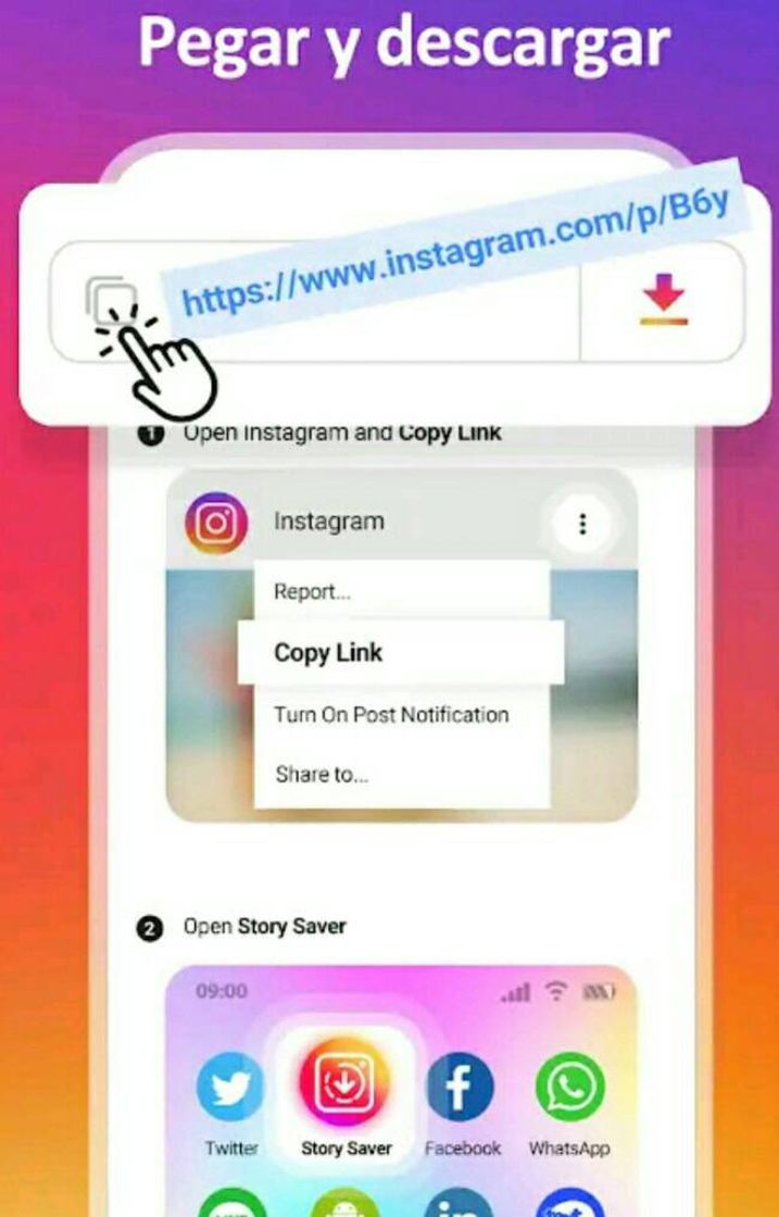 Aplicaciones Story Saver for Instagram 💜