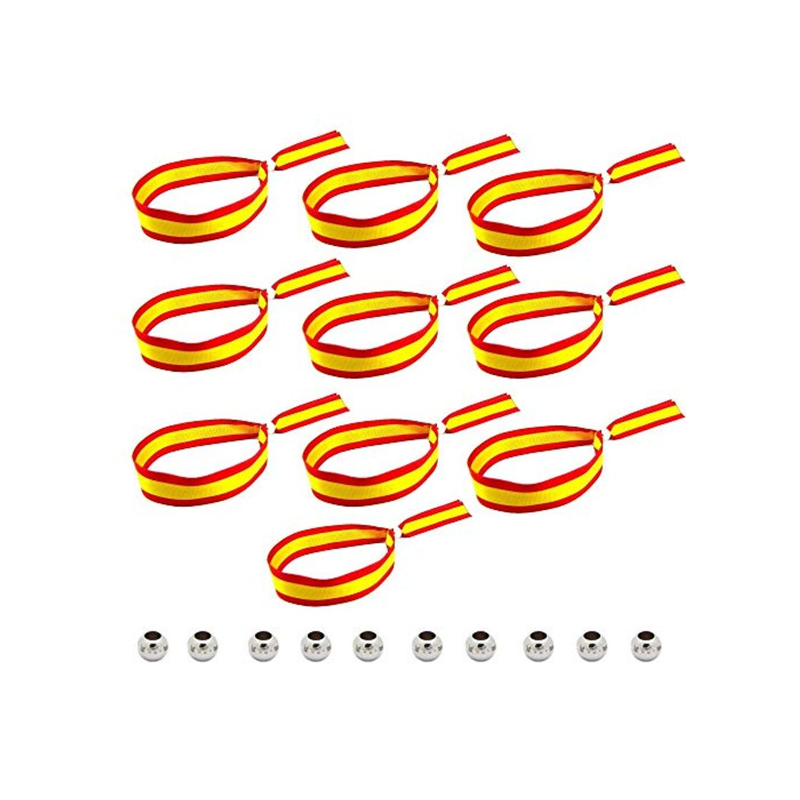Social Lazo Bandera españa Pulsera españa tela Cinta españa para Pulsera españa Cinta bandera españa para pulseras Bandera españa lazo