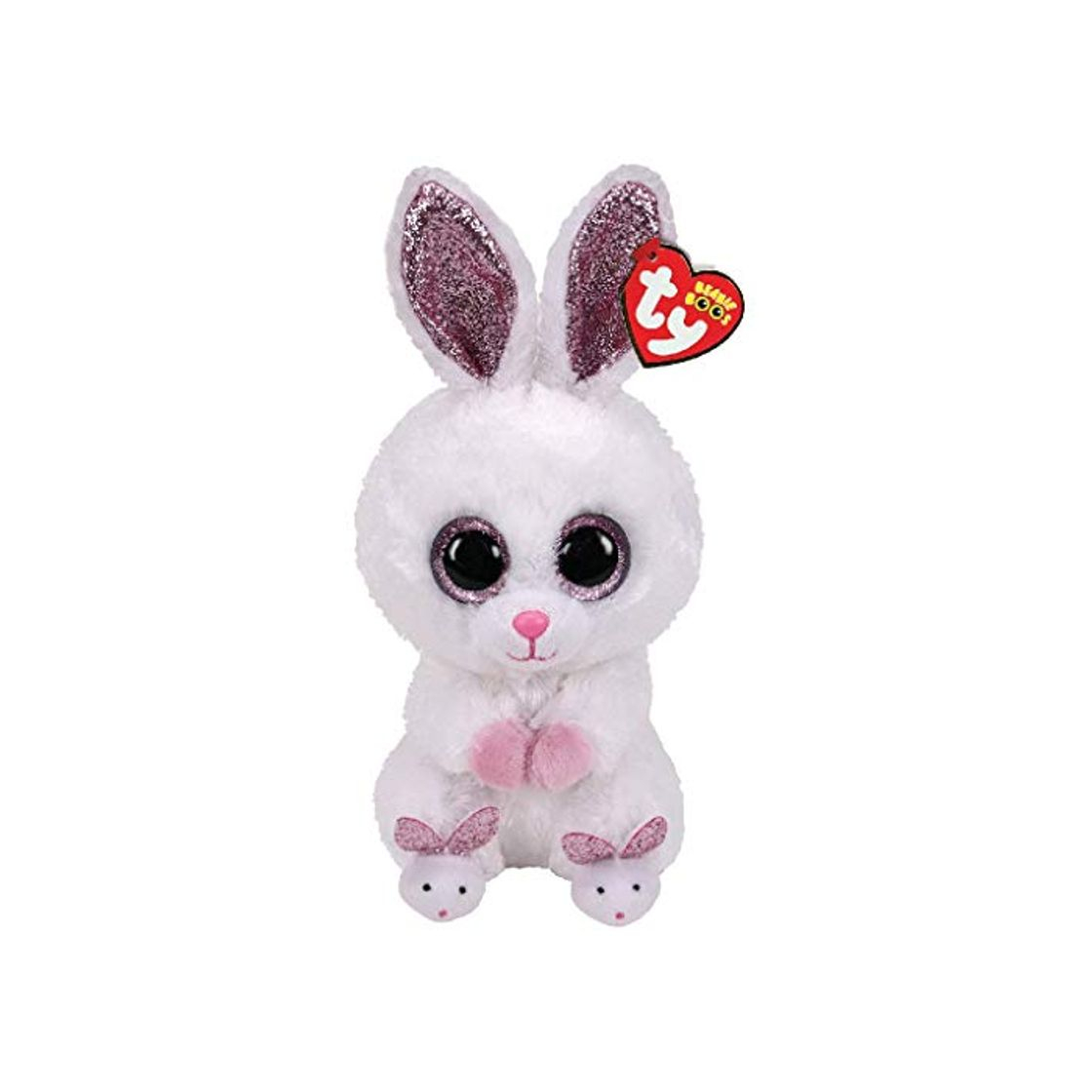 Moda Ty Beanie Boo's-Slippers el Conejo 23 cm