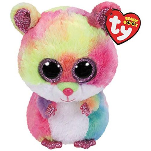 Ty Beanie Boo' S Small-Rodney el hámster Peluche