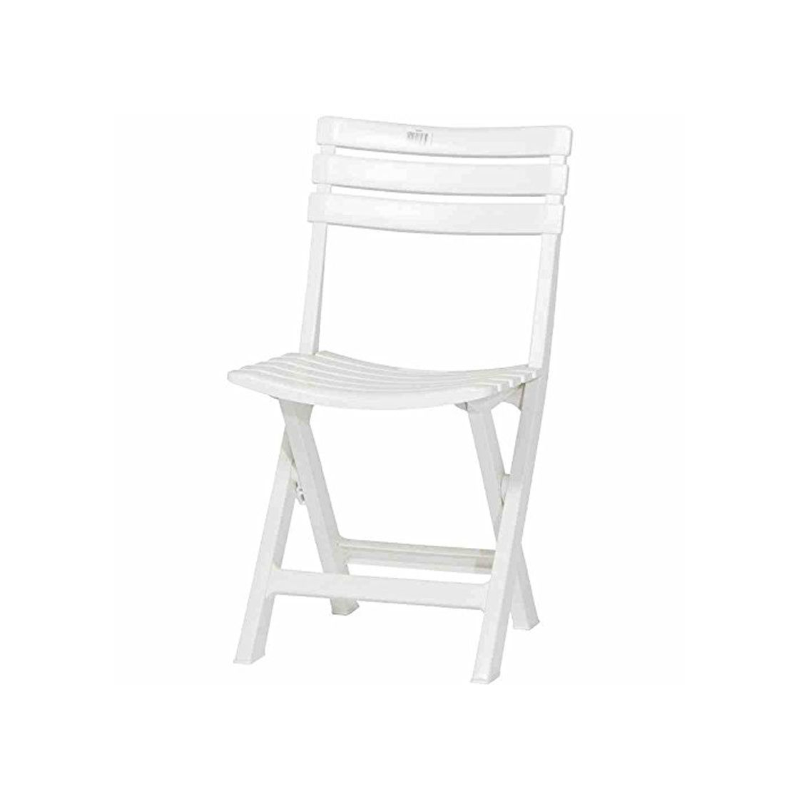 Producto SATURNIA 8330040 Silla Resina Plegable Blanca "Birki"