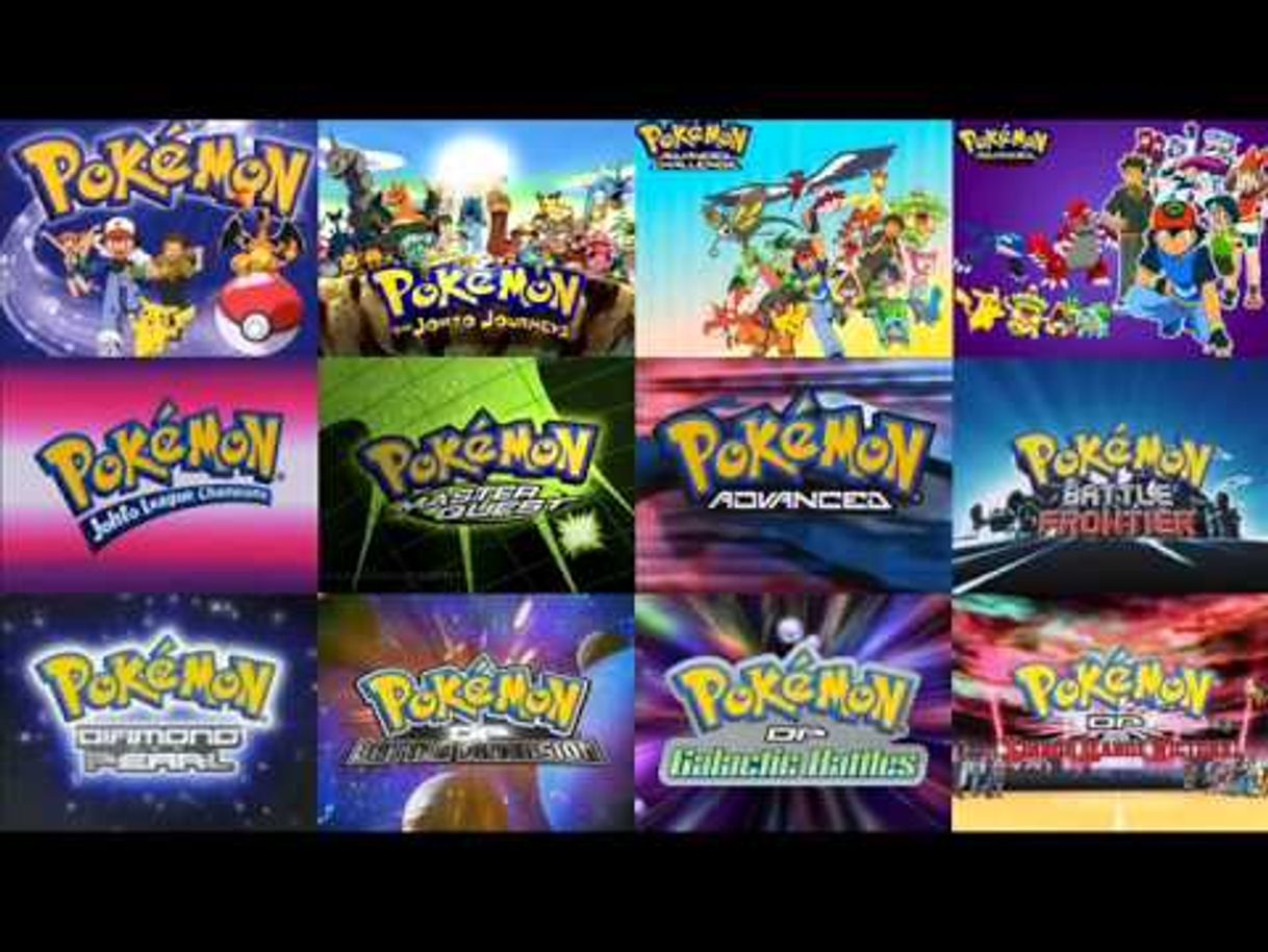 Series Todas las temporadas de pokemon. 