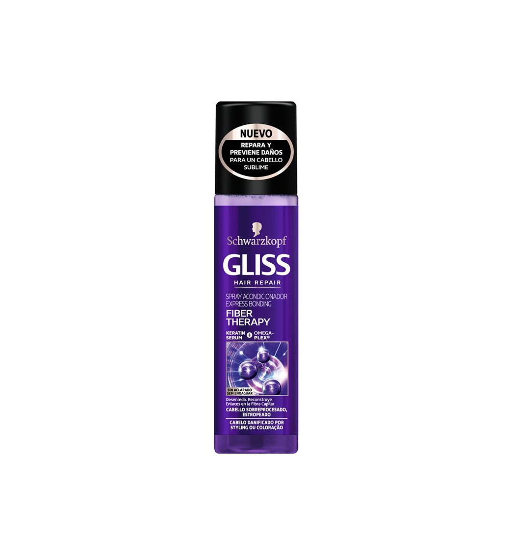 Product Gliss - Acondicionador Express Fiber Therapy - Sin Aclarado Para cabello Sobreprocesado