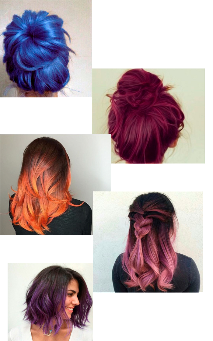 Moda Idéias para cabelo colorido