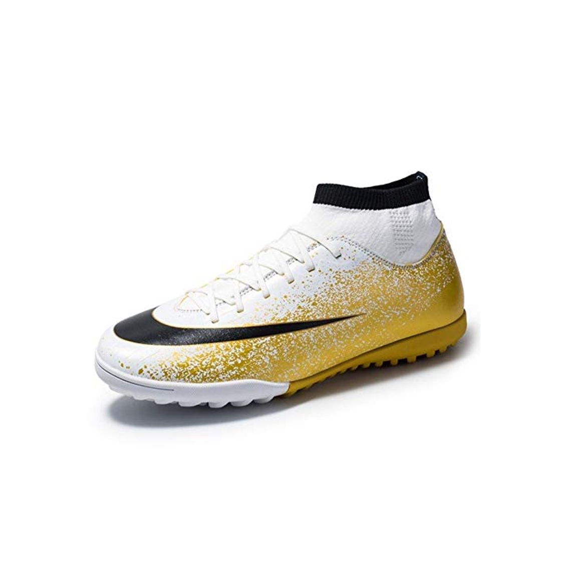 IRON JF Fútbol niños Botas de la Parte Superior del pie Calcetines protección Zapatillas Deporte fútbol Adolescente Picos Tenis Ejecutar capacitación Profesional Calzado Deportivo Sala atlético niño