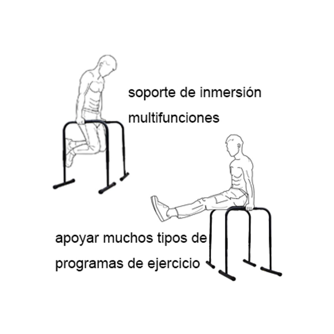 Product RELIFE REBUILD YOUR LIFE Dip Station Barra Paralelas Ajustable Entrenamineto Musculación Calistencia Push Up Duty Soporte Independiente Gimnasio Doméstico