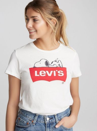 Levi's The Perfect Tee, Camiseta, Mujer, Negro