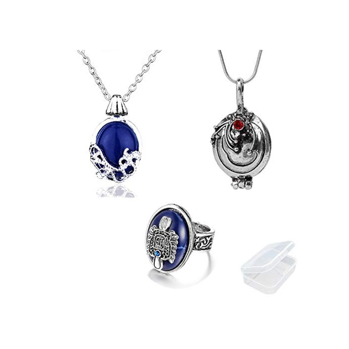 Producto PPX The Vampire Diaries Daywalking Katherine Necklace Colgante Charm Necklace-Royal Blue y