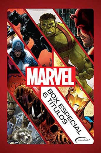 Box Marvel - 6 Títulos: Guerra Civil, Guardiões da Galáxia