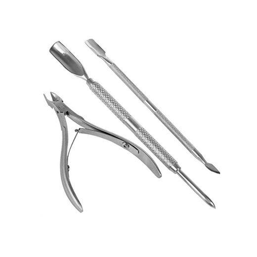 La cutícula del clavo empujador de la cuchara removedor de uñas Cortar