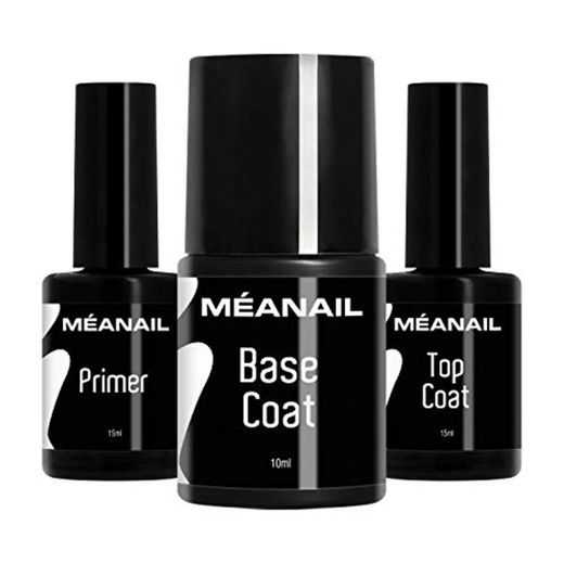 Primer Base Top Coat Permanente Uñas Gel UV LED Manicura Pedicura Ideal