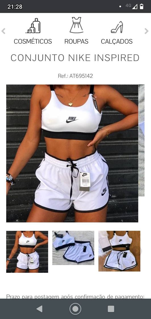 Social Conjunto nike feminino