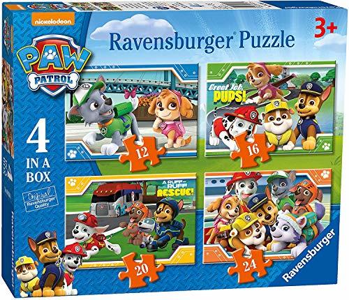 Producto Ravensburger 4 Puzles Patrulla Canina en una Caja 