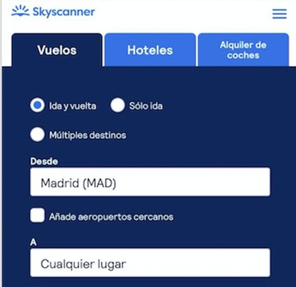 Fashion Skyscanner | Busca vuelos baratos, hoteles y coches de alquiler