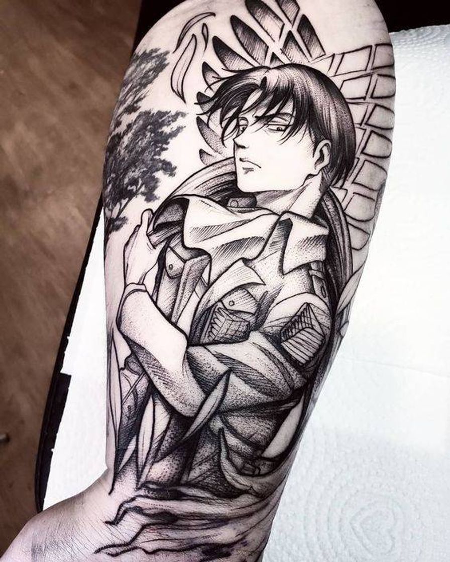 Moda Anime q nao conheco mas a tatoo é otima